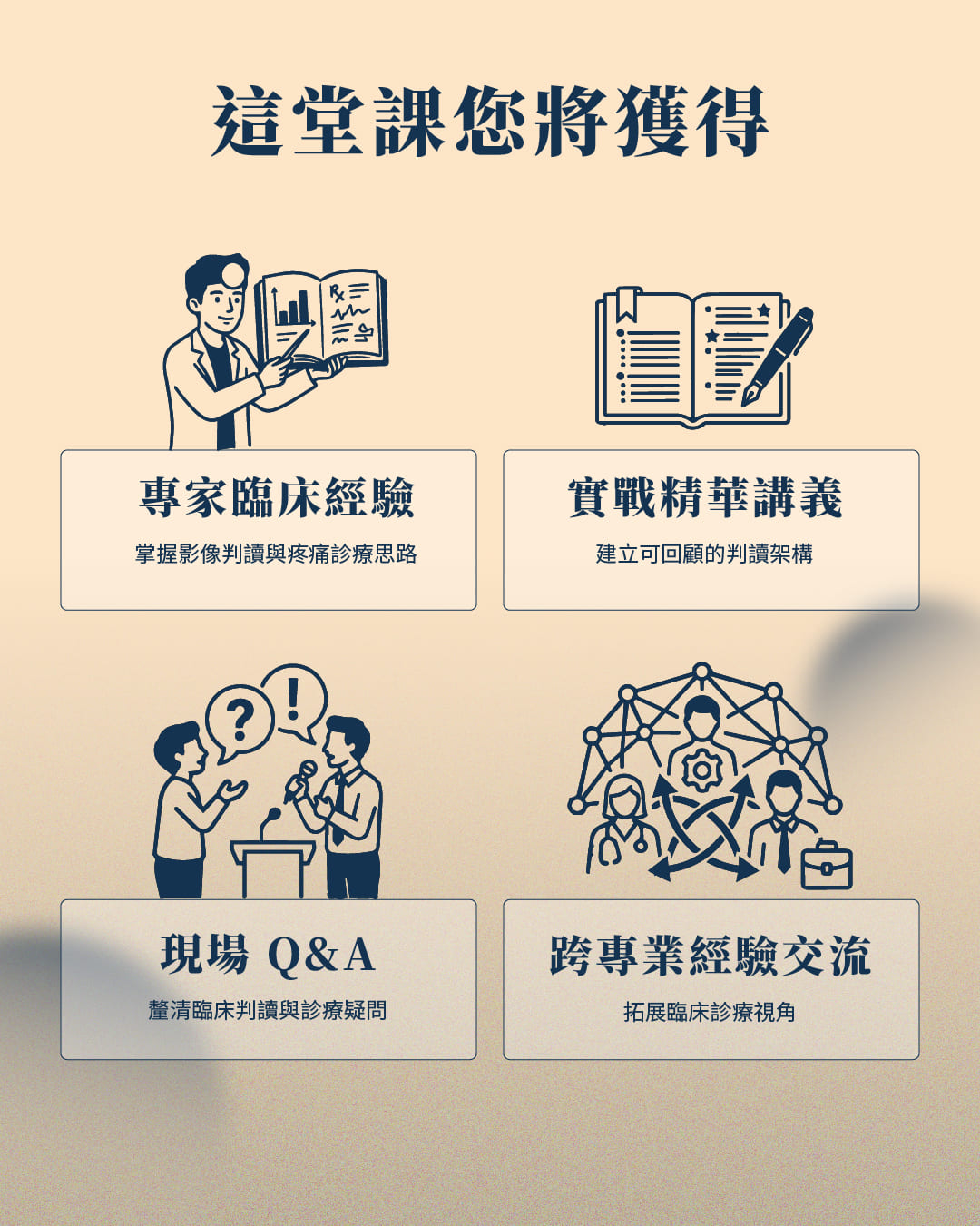 ULTRASOUND×MRI 疼痛影像實戰基礎系列_課程收穫